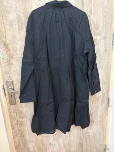 Classic Black Button-Up Tunic Dress