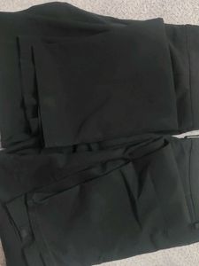 Women's Black Office Trousers/Pants