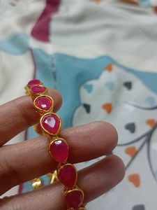 Pink Stone Bangles