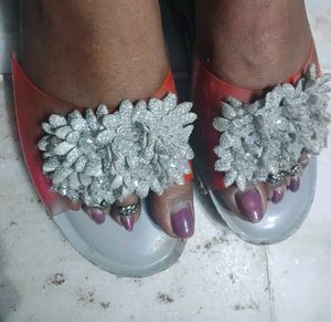 Sparkling Embellished Flats