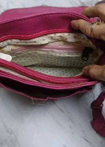 Pink Crossbody Bag