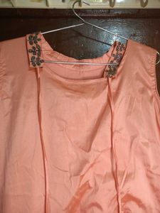 Elegant Peach Anarkali Suit