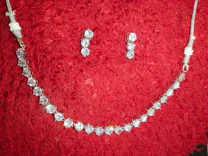 Sparkling CZ Necklace & Earring Set