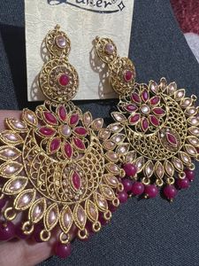 Pink Designer Earrings