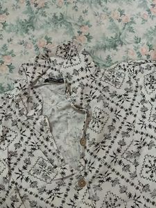 Boho Print Button-Up Dress