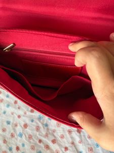 Chic Red Patent Shoulder Bag