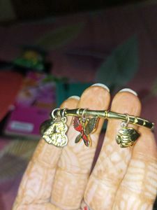 Anti tarnish charm bracelet