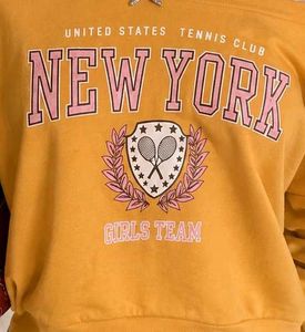 Yellow "New York Girls Team" Sweatshirt