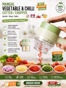 Manual Vegetable & Chilli Cutter/Chopper