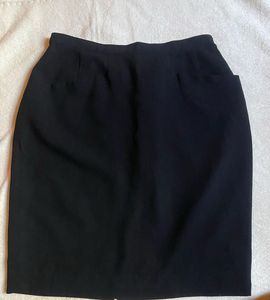 Classic Black Pencil Skirt