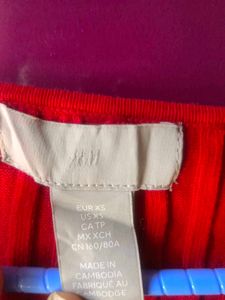 Chic Red Ribbed Bodycon Dress