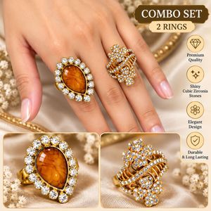 Elegant Combo Set of 2 Rings