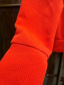 Chic Red Textured Top