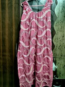 Beautiful Pink Sequin Suit with Palazzo - XL/XXL (