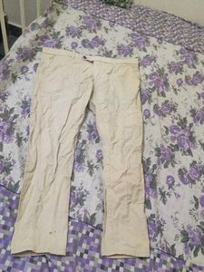 Men's Khaki Straight Leg Pants