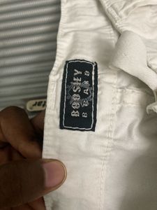 White BOOSLEY Cargo Pants