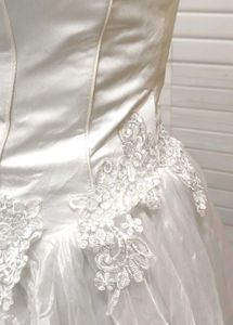 Elegant White Wedding Gown