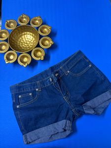 Stylish Blue Denim Shorts