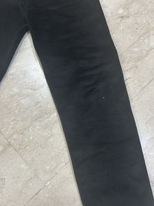 Velvet Women Black Pants Trouser