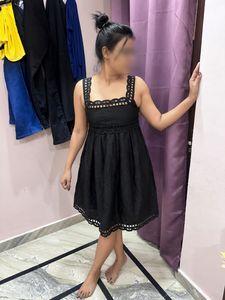Chic Black A-Line Mini Dress