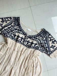 Embroidered Boho Kurta Top
