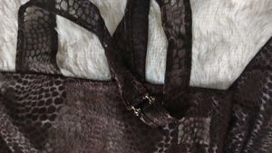 Reptile Mesh Cut-Out Wrap Top