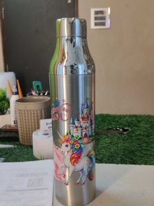 Unicorn & Castle Water Bottle for Girls