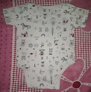 Cute Woodland Print Baby Bodysuit