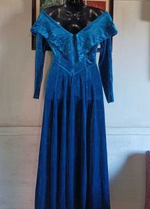 Elegant Velvet Maxi Dress