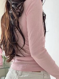 Cute Pink Lace Trim Top Newme