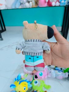 chill guy meme plush bagcharm