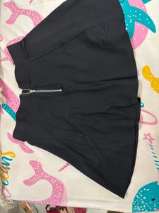 Black Flared Skirt