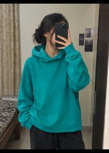 Teal Oversized Hoodie