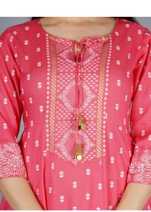 Beautiful Pink Kurta Set