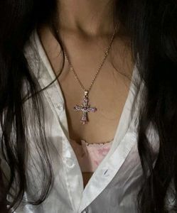 Princess Cross Pendant Necklace