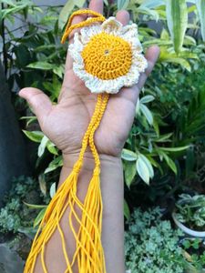 Handmade Crochet hanging flower