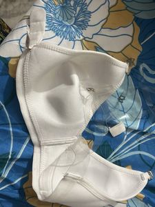 White Backless Bra