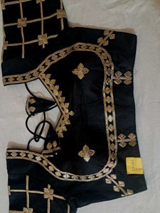 Elegant Black Embroidered Blouse