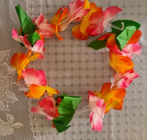 For HIM &amp; HER - Hawaiian Party Flower Garland Set