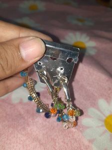 Colorful Beaded Drop Earrings