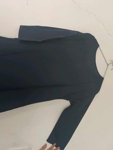 Stylish Navy blue Embroidered Kurta