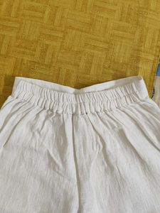 Cream Linen Palazzos