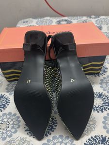 Dressberry Embellished Slingback Heels