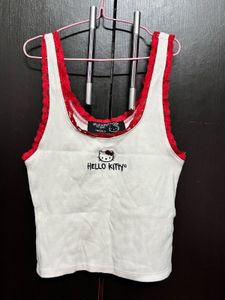 Hello Kitty Ribbed Tank Top