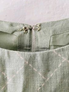 Chic Sleeveless Mint Green A-Line Dress
