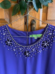 Embellished Purple Kurta
