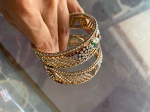 Stunning Peacock Design Bangles