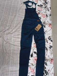 Women's Denim Dungri Overalls Jumpsuit