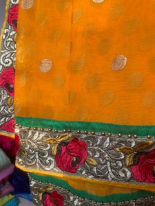 Elegant Yellow Saree