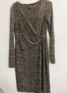 Ralph Lauren Snake pattern Wrap Dress